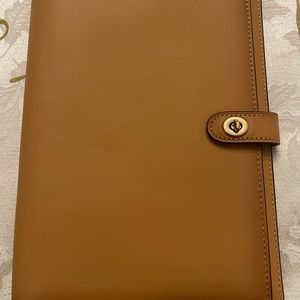 Coach agenda cover from retail.